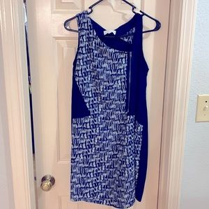 Blue and white olive and oak dress